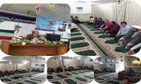 گرامیداشت دهه مبارک فجر باحضور دکتر مدنی مدیر شبکه بهداشت و درمان شهرستان میناب
